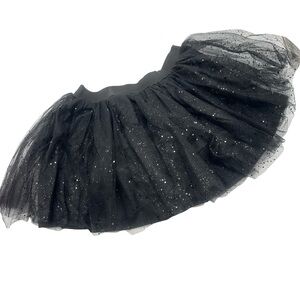 Tulle Tutu Skirt Womens Adult Sparkle Elastic 3 Layered